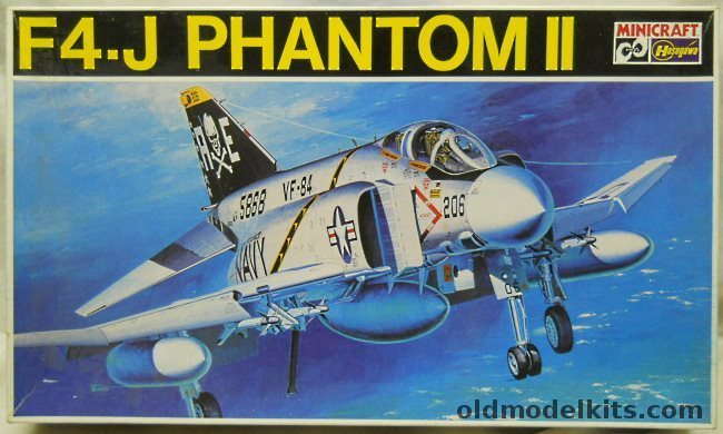 Hasegawa 1/48 F-4J Phantom II - USN VF-84 Jolly Rogers USS Roosevelt / VMFA-451 Warlords USS Forrestal, 1216 plastic model kit